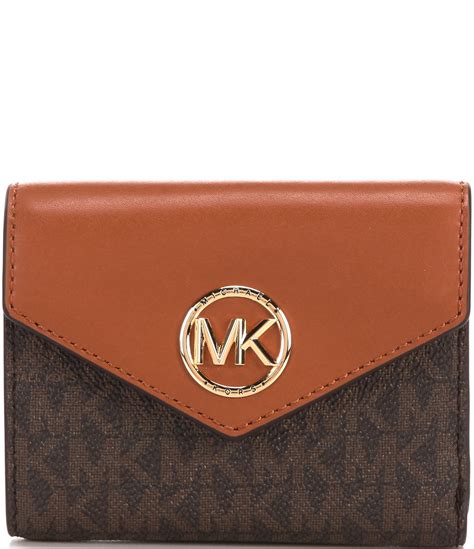 michael kors trifold wallet teal|leather Michael Kors Wallet women.